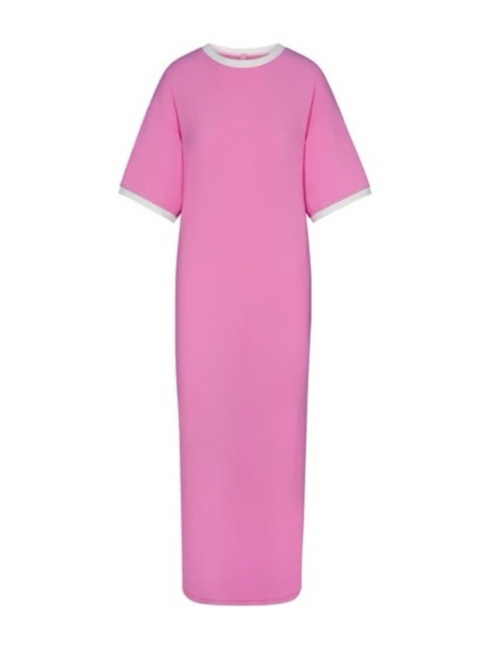 NWOT - SKIMS Super Soft Pink Maxi T-Shirt Dress